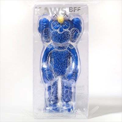 Lot 224 - Kaws (American b.1974), 'Kaws BFF (Blue)', 2017