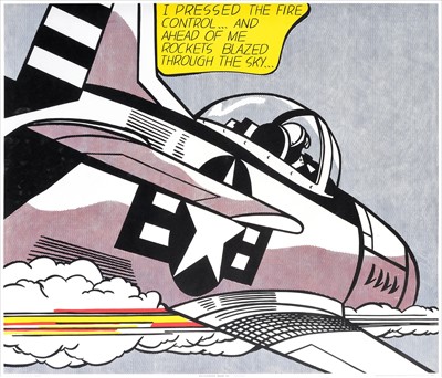 Lot 108 - Roy Lichtenstein (American 1923-1997), 'Whamm!!', 1963, diptych