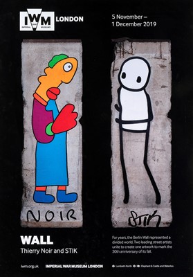 Lot 291 - Stik & Thierry Noir (Collaboration), 'Wall', 2019