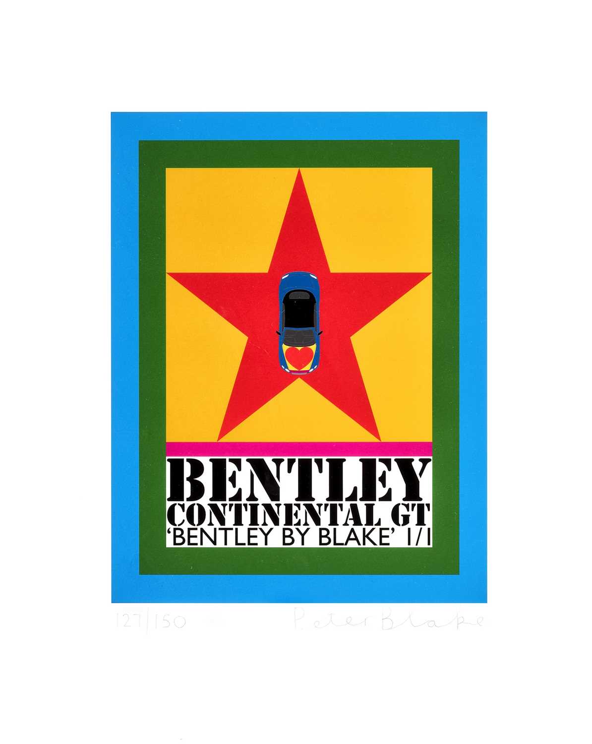 Lot 51 - Peter Blake (British b.1932), 'Bentley', 2016