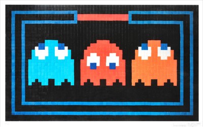 Lot 379 - Invader (French b.1969), 'Prisoners', 2007