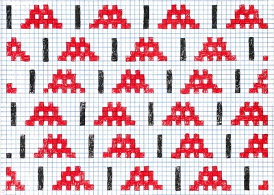Lot 378 - Invader (French b.1969), 'Homeworks', 2006