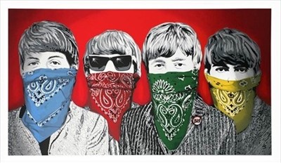 Lot 394 - Mr Brainwash (French b.1966), 'Beatles Bandidos', 2012