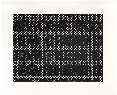Lot 325 - Glenn Ligon (American b.1960), 'Detail', 2014