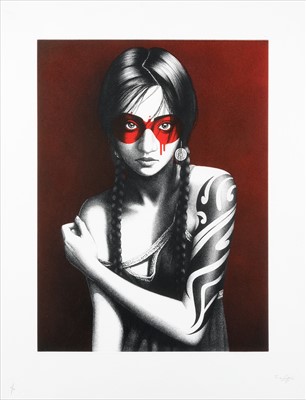 Lot 196 - Fin DAC (Irish), ‘Samurann (Red Etching)’, 2017