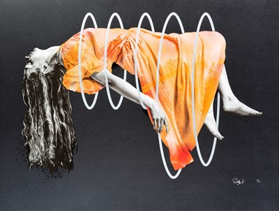 Lot 280 - Snik (British Duo), 'Escape (Orange)', 2018