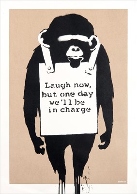 Lot 414 - Banksy (British b.1974), 'Laugh Now', 2004
