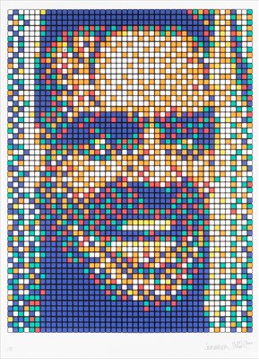 Lot 380 - Invader (French b.1969), 'Rubik Kubrick II (Jack)', 2007