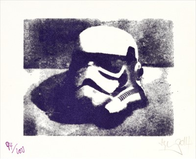 Lot 265 - Ryan Callanan aka RYCA (British b.1981), 'Helmet Study', 2014