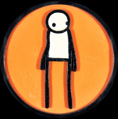 Lot 409 - Stik (British), 'Plaque (Orange)', 2011
