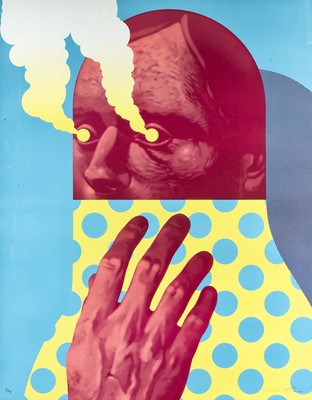 Lot 48 - Michael Reeder (American), 'Last Gasp (Blue)', 2019