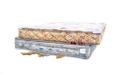 Lot 174 - Ed Ruscha (American 1937-), 'Metro Mattress #4', 2015