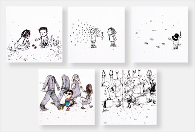 Lot 173 - Dran (French b.1979), 'Dessin Du Jour (Drawing Of The Day)', 2018