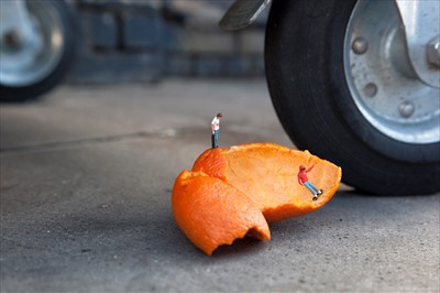 Lot 111 - Slinkachu (British b.1979), 'Leasure Facilities For Youths', 2016