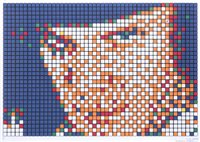 Lot 463 - Invader (French b.1969), 'Rubik Kubrick I - Alex', 2006