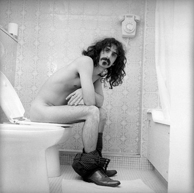 Lot 133 - Robert Davidson (British), 'Frank Zappa At The Royal Garden Hotel, London, 1967', 2018