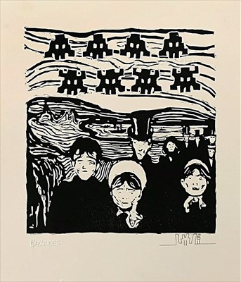 Lot 84 - Invader (French b.1969), 'Invaded Hypnosis', 2011