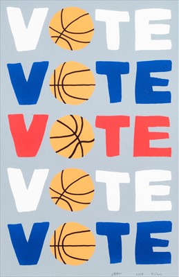 Lot 35 - Jonas Wood (American 1977-), 'Vote', 2018