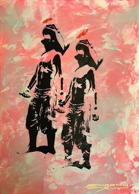 Lot 115 - Schoony (British b.1974), 'Boy Soldier', 2019, unique