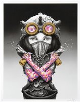 Lot 289 - Pez (French), ‘Kunoichi (Gold Leaf)’, 2018