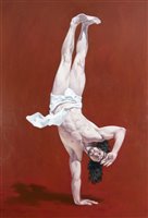Lot 448 - Cosmo Sarson (British), 'Breakdancing Jesus - The Salute, 2015