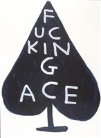 Lot 363 - David Shrigley (British b.1968), ‘Fucking Ace’, 2018