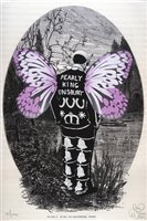 Lot 292 - Pure Evil (British b.1968), 'Pearly King In Battersea Park', 2013