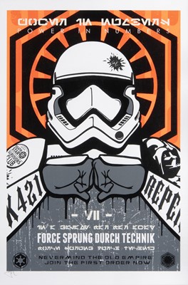 Lot 65 - JJ Adams British b.1978), 'First Order (Jedi & Dark Side)'