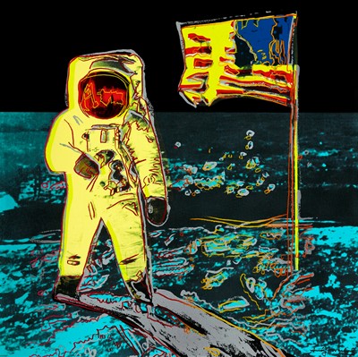 Lot 5 - Andy Warhol (American 1928-1987), 'Moonwalk 404 Yellow', 1987