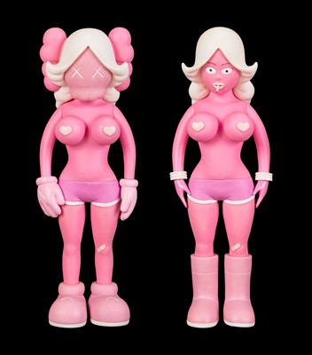 Lot 125 - Kaws (American 1974-), 'The Twins (Pink)', 2006