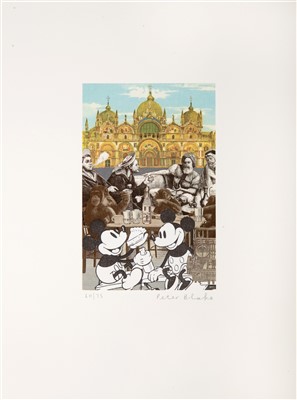 Lot 93 - Peter Blake (British b.1932), 'Venice Fantasies, De Luxe', 2009 & 'Mickey's Birthday Party'