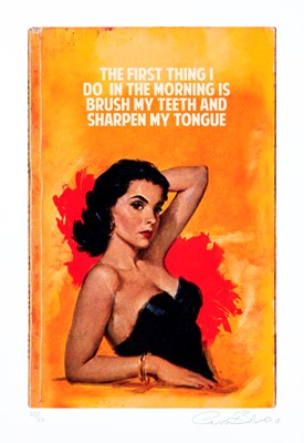 Lot 9 - Connor Brothers (British Duo),  ‘The First Thing I Do In The Morning Is Brush My Teeth And Sharpen My Tongue’, 2018