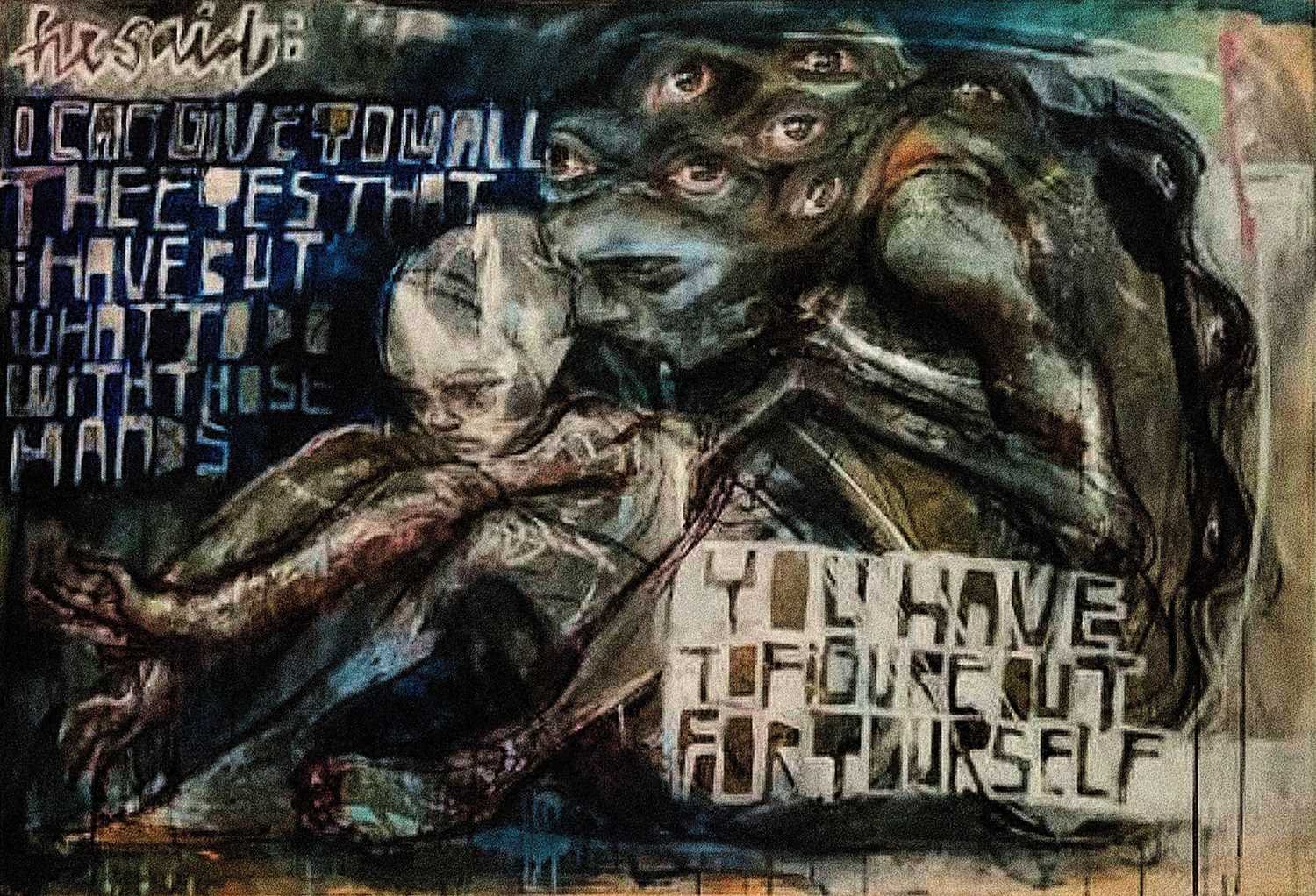 Lot 119 - Herakut (German), I Can Give You All The Eyes I Have', 2009