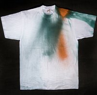 Lot 394 - Katharina Grosse (German b.1961),  untitled, 2006, hand painted t-shirt
