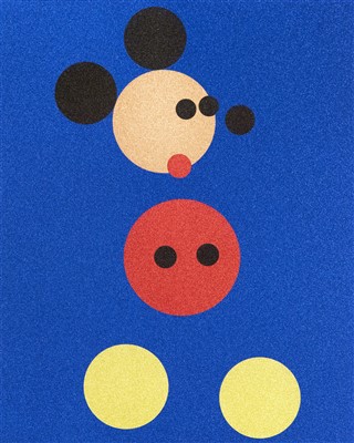 Lot 311 - Damien Hirst (British b.1965), 'Mickey - Blue Glitter (Large)', 2016