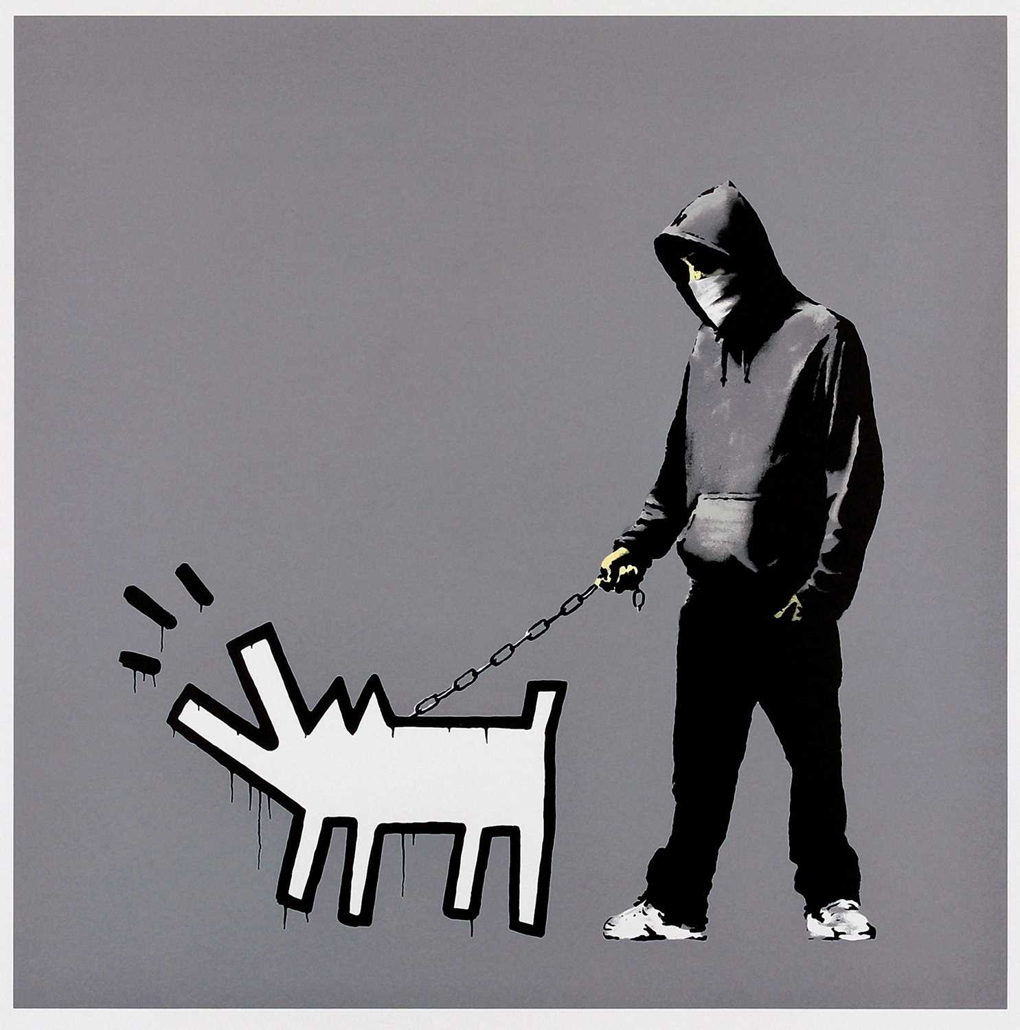 Lot 70 - Banksy (British 1974-), 'Choose Your Weapon (Grey)', 2010