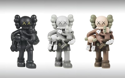Lot 118 - Kaws (American 1974-), 'Clean Slate (Black, Grey & Brown)', 2018