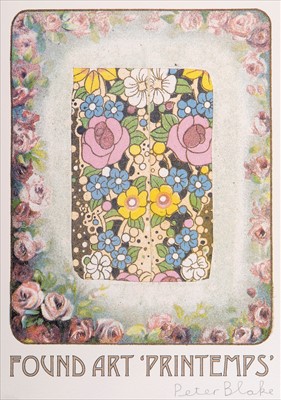 Lot 92 - Peter Blake (British b.1932), 'Printemps', 2015