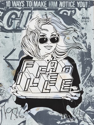 Lot 86 - Faile (Collaboration), 'Faile Girl', 2007