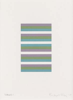 Lot 189 - Bridget Riley (British 1931-), 'Intervals 1', 2019