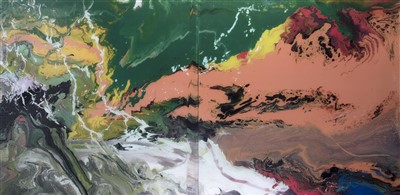 Lot 318 - Gerhard Richter (German b.1932), ‘Flow (P15)’, 2016
