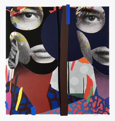 Lot 158 - Paul Insect (British 1970-), 'Together Alone (Silver)', 2020