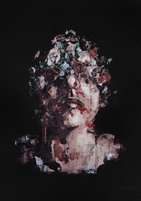 Lot 105 - Borondo (Spanish 1989-), 'Fake Paradise', 2015