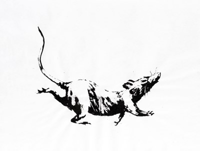 Lot 80 - Banksy (British 1974-), 'GDP Rat', 2019