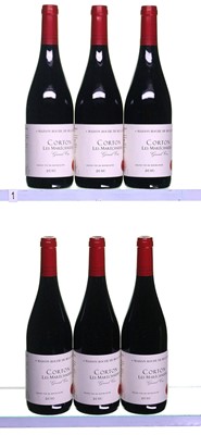 Lot 350 - 6 bottles 2010 Corton Les Marechaudes Roche de Bellene