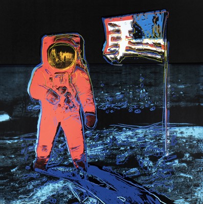 Lot 4 - Andy Warhol (American 1928-1987), 'Moonwalk 405 Pink', 1987