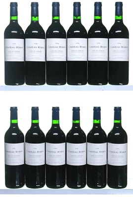 Lot 10 - 12 bottles 1995 Chateau Robin