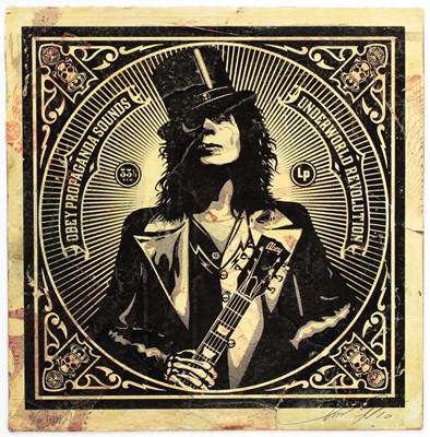 Lot 167 - Shepard Fairey (American 1970-), 'Underworld Revolution', 2011, HPM