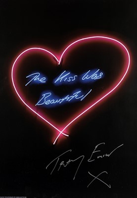 Lot 61 - Tracey Emin (British 1963-), 'The Kiss Was Beautiful’, 2016