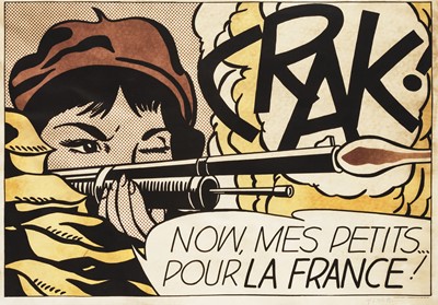 Lot 55 - Roy Lichtenstein (American 1923-1997), 'Crak!', 1964